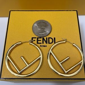 New!  Fendi hoops.